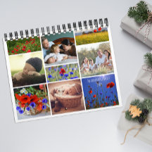 Poppy familie foto voor grootouders Kalender