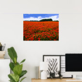 POPPY FIELD 3 POSTER (Thuiskantoor)