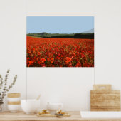 POPPY FIELD 4 POSTER (Keuken)