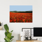 POPPY FIELD 4 POSTER (Thuiskantoor)