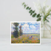 Poppy Field, Argenteuil, 1875 Claude Monet Briefkaart (Staand voorkant)