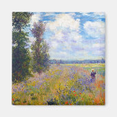 Poppy Field, Argenteuil, 1875 Claude Monet Magneet (Voorkant)