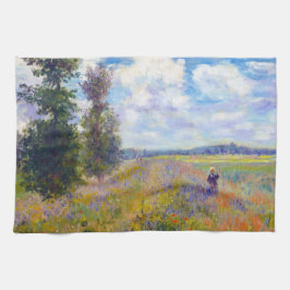 Poppy Field, Argenteuil, 1875 Claude Monet Theedoek