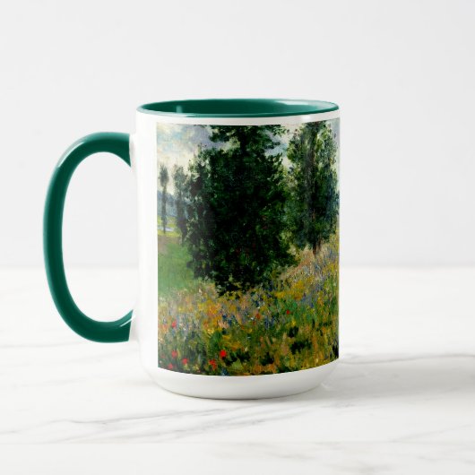 Poppy Field, Argenteuil - Fine art van Claude Mone Mok (Links)