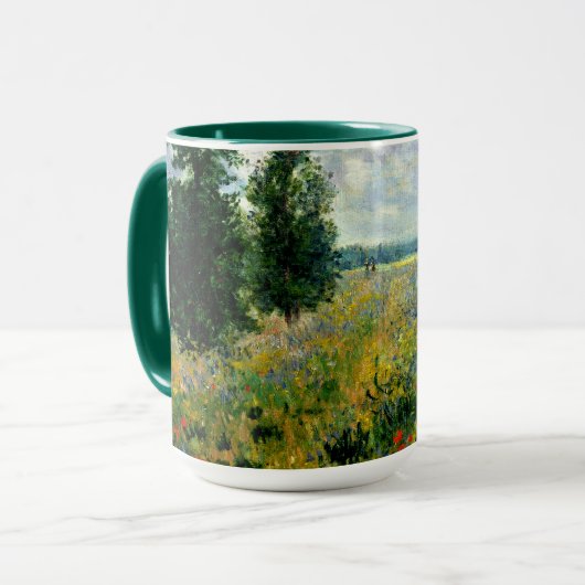 Poppy Field, Argenteuil - Fine art van Claude Mone Mok (Voorkant links)