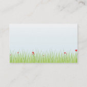 Poppy Field - Business Visitekaartje (Achterkant)