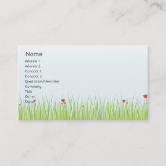 Poppy Field - Business Visitekaartje