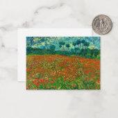 Poppy Field by Vincent van Gogh Notitiekaartje