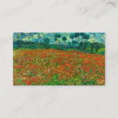Poppy Field by Vincent van Gogh Visitekaartje (Voorkant)