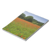 Poppy field, Chiusi, Italië Notitieblok (Linkerzijde)