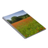 Poppy field, Chiusi, Italië Notitieboek (Rechterzijde)