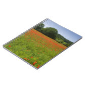 Poppy field, Chiusi, Italië Notitieboek (Linkerzijde)