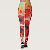 Poppy Field Collectie Leggings (Achterkant)