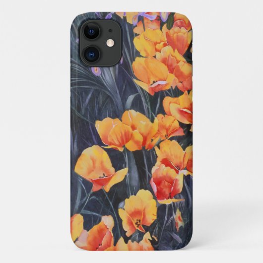 Poppy Field Colorful Impressionistic Painting Case-Mate iPhone Case (Achterkant)