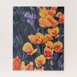 Poppy Field Colorful Impressionistic Painting Legpuzzel