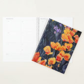 Poppy Field Colorful Impressionistic Painting Planner (Display)