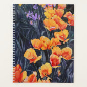 Poppy Field Colorful Impressionistic Painting Planner (Voorkant)
