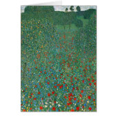 Poppy Field door Gustav Klimt,  Art Nouveau (Voorkant)