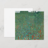 Poppy Field door Gustav Klimt,  Art Nouveau (Voorkant / Achterkant)