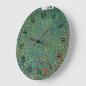 Poppy Field door Gustav Klimt,  Art Nouveau Grote Klok (Hoek)