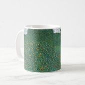 Poppy Field door Gustav Klimt,  Art Nouveau Koffiemok (Voorkant links)