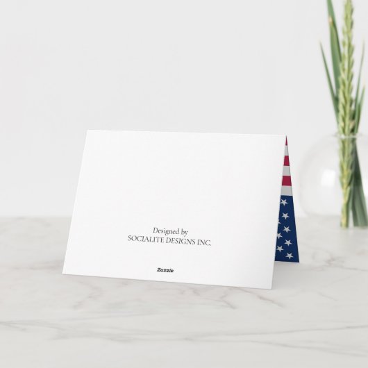 Poppy Field Foto Memorial Aankondiging (Achterkant)