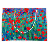 Poppy Field geschenkzak Groot Cadeauzakje (Voorkant)
