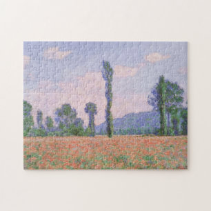 Poppy Field Giverny Monet Fine Art Legpuzzel