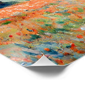 Poppy Field, Giverny Perfect Poster (Hoek)