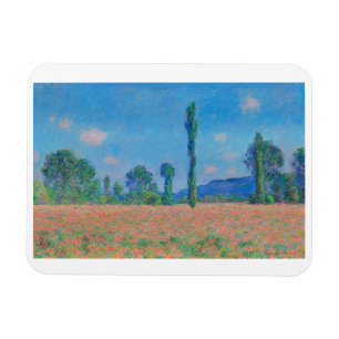 "POPPY FIELD. GIVERNY" VAN CLAUDE MONET MAGNEET
