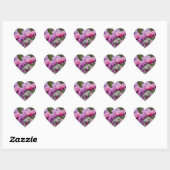 Poppy Field Heart Sticker (Vel)