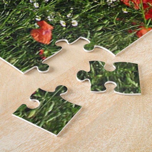 Poppy Field in Bloom Legpuzzel (Zijkant)