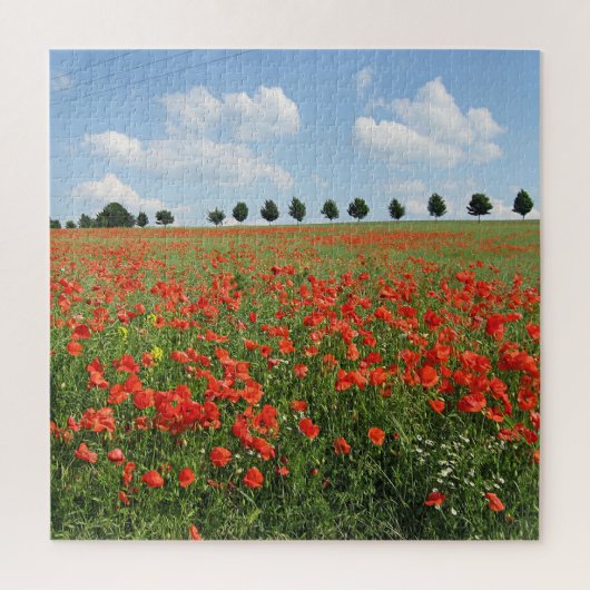 Poppy Field in Bloom Legpuzzel (Verticaal)
