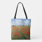 Poppy Field in Bloom Tote Bag (Achterkant)