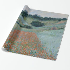 Poppy Field in Hollow Near Giverny Monet Cadeaupapier