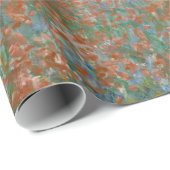 Poppy Field in Hollow Near Giverny Monet Cadeaupapier (Rol Hoek)