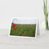 Poppy Field Landscape Kaart (Voorkant)