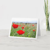 Poppy Field Landscape Kaart (Voorkant)