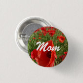 Poppy Field Mam Button (Voorkant /achterkant)