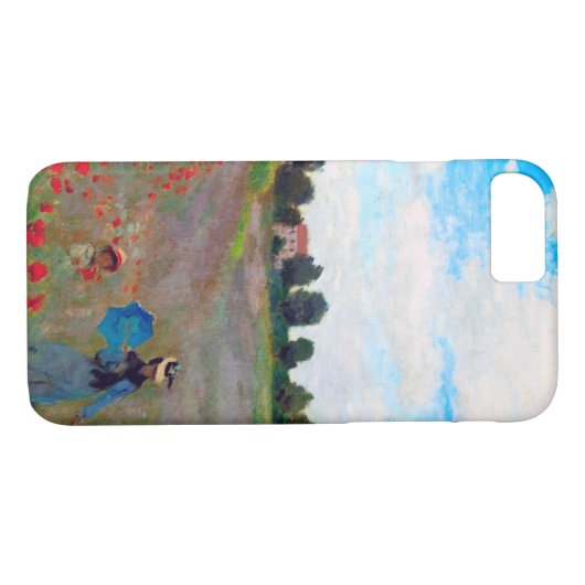 Poppy Field, Monet Case-Mate iPhone Case (Achterkant (Horizontaal))