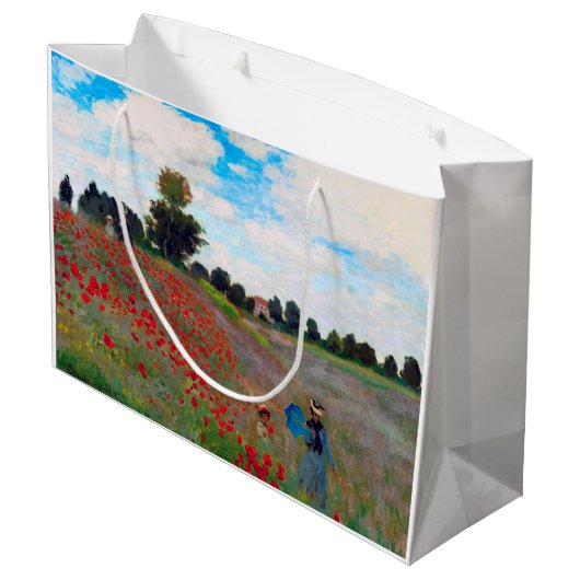 Poppy Field, Monet Groot Cadeauzakje (Achterkant Gekanteld)