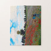 Poppy Field, Monet Legpuzzel (Verticaal)