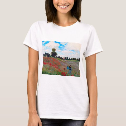 Poppy Field, Monet T-shirt (Voorkant)