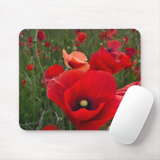 Poppy Field Mouse Mat Muismat (Met muis)
