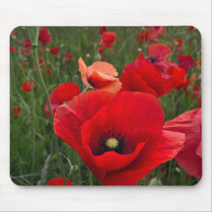 Poppy Field Mouse Mat Muismat