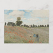 Poppy Field nabij Argenteuil door Claude Monet Briefkaart (Voorkant)