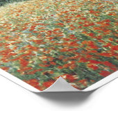 Poppy Field near Vetheuil, 1879 Poster (Hoek)