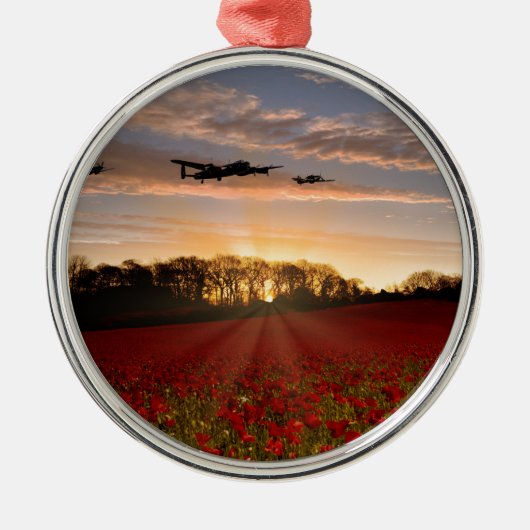 Poppy Field Pass Metalen Ornament (Voorkant)