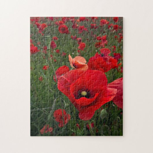 Poppy Field Puzzle/Jigzaag Puzzle Legpuzzel (Verticaal)
