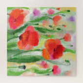 Poppy Field Puzzle Painting Legpuzzel (Horizontaal)